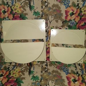 2 sizes - Vintage Tan Tupperware Lid Holder for Cupboard/Cabinet